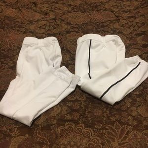 2 pr boys Mizuno baseball pants